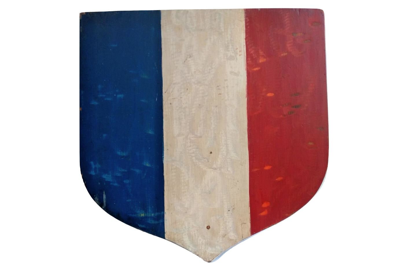 Vintage Français Mairee Shield Tri-Colour Flag Village Town Hall External Wall Decor Sign Display Pr