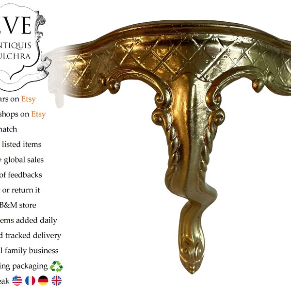 French Console Shelf Etsy