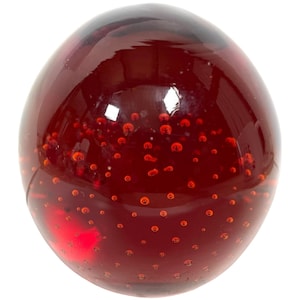 Vintage French Hand Made Glass Desk Top Decoration Paper Weight Desktop Desk Gift c2000 / EVE