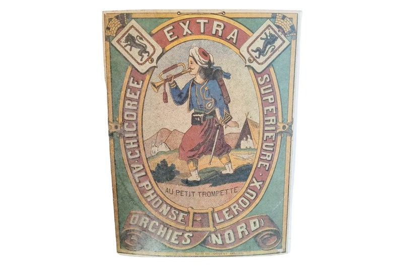 ANCIEN PROTÈGE-CAHIER COUVERTURE Chicorée LEROUX EUR 7,00 - FR