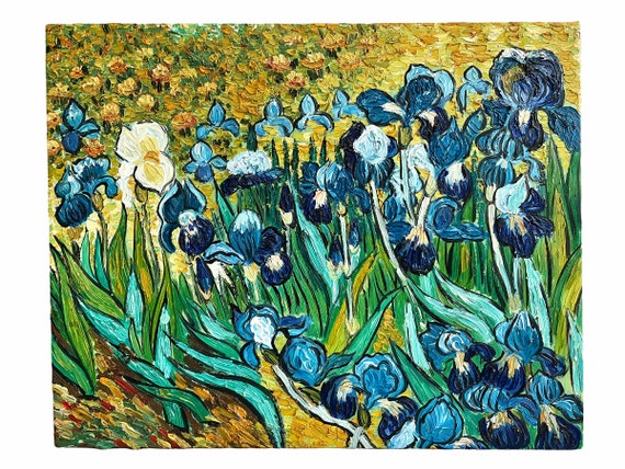 絵画 ヴィンセント・ヴァン・ゴッホ 複製画 アイリス ヴィンテージ フランス ヴィンセント ヴァン ゴッホ レ アイリス