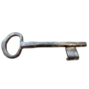Antique French Large Rusty Iron Key Doorway Rusty Keys Door Lock c1800-1900&#39;s / EVE