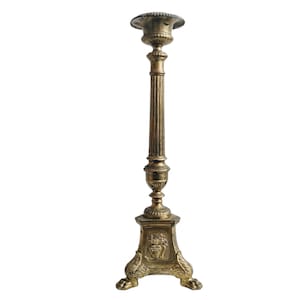 Vintage French Standing Lamp Electric Light Lantern Lighting Base Stand Pedestal Desktop Sideboard c1940-50's / EVE de France