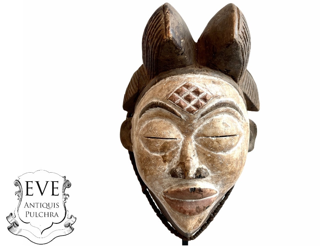 Punu and Yoruba 2 Piece Mask Lot 9.25- 15.25 - Nigeria & Gabon : Discover  African Art