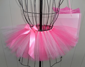 TUTU Skirt for Girls. Sizes 0-5T. Pretty in pink - Fuchsia, Shocking Pink & Pale Pink Tulle -FREE SHIPPING!