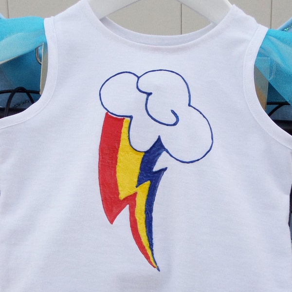 My Little Pony Cutie Mark TANKTOP only - HANDMADE & HANDPAINTED - Ships Free -