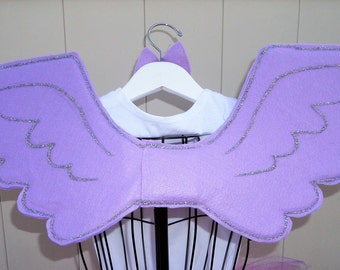 My Little Pony Twilight Sparkle Wings + ears + horn - HANDMADE & HANDPAINTED - Ships Free -