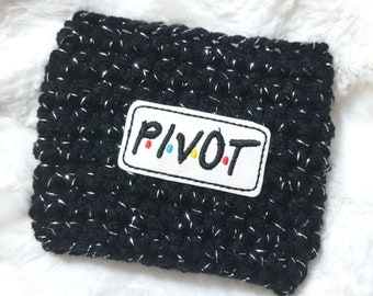 Friend Pivot Crochet Cup Cozy (friends, central perk, coffee shop, sleeve,  cup sleeve,  cup cozy)