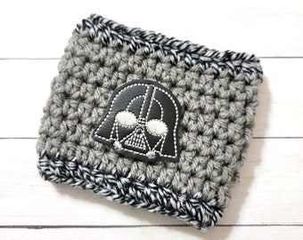 Evil Ruler Crochet Cup Cozy- alien cup cozy - gifts - gifts for her - disney gifts - coffee mug sleeve - coffee sleeve - mug cozy