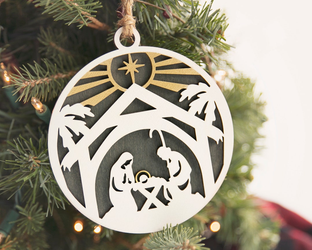 Religious Christmas Tree Ornament 2022 / Holy Family Mary Etsy