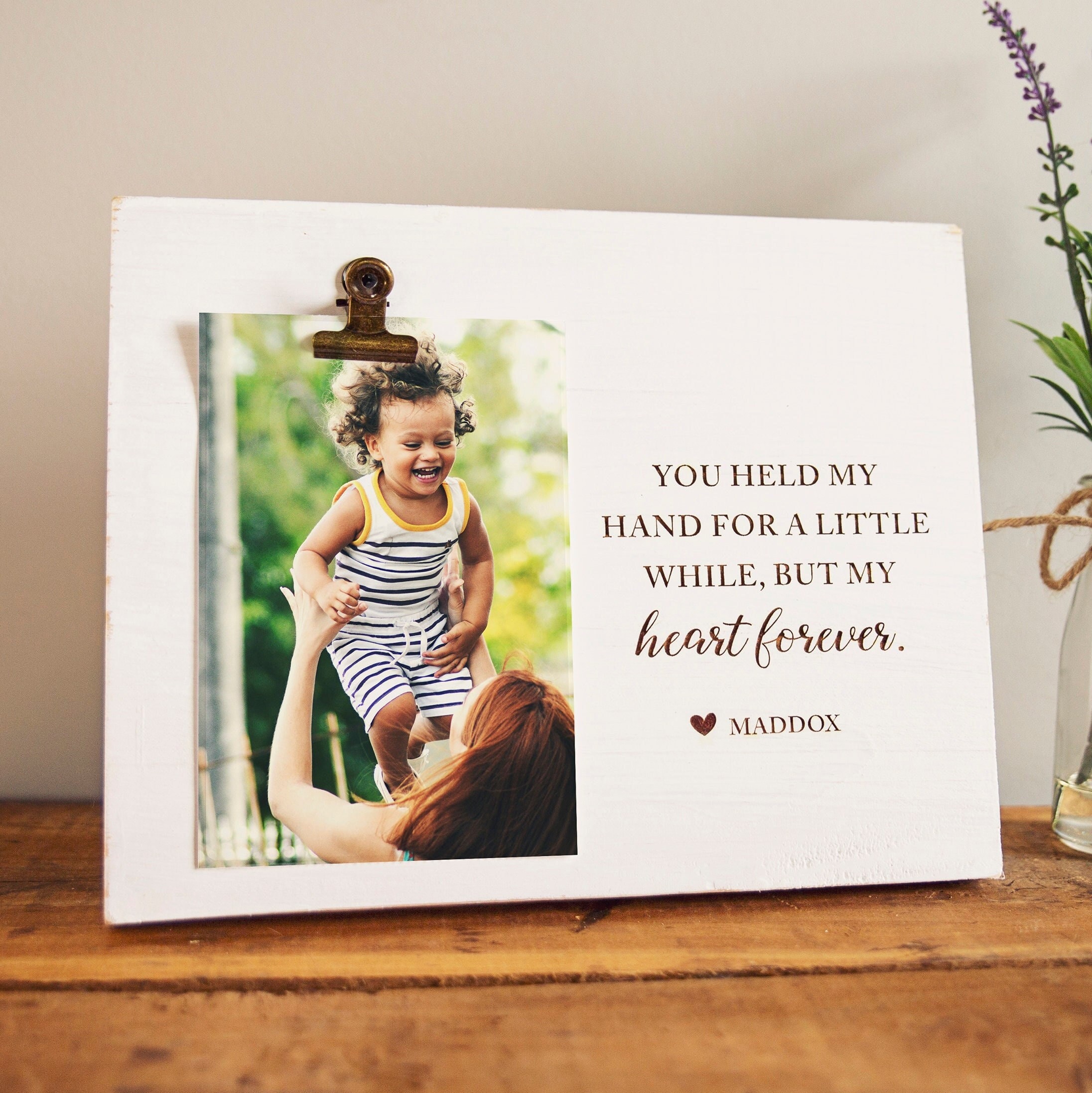 Personalized Photo Frame for Babysitter: Gift for Nanny - Etsy 日本