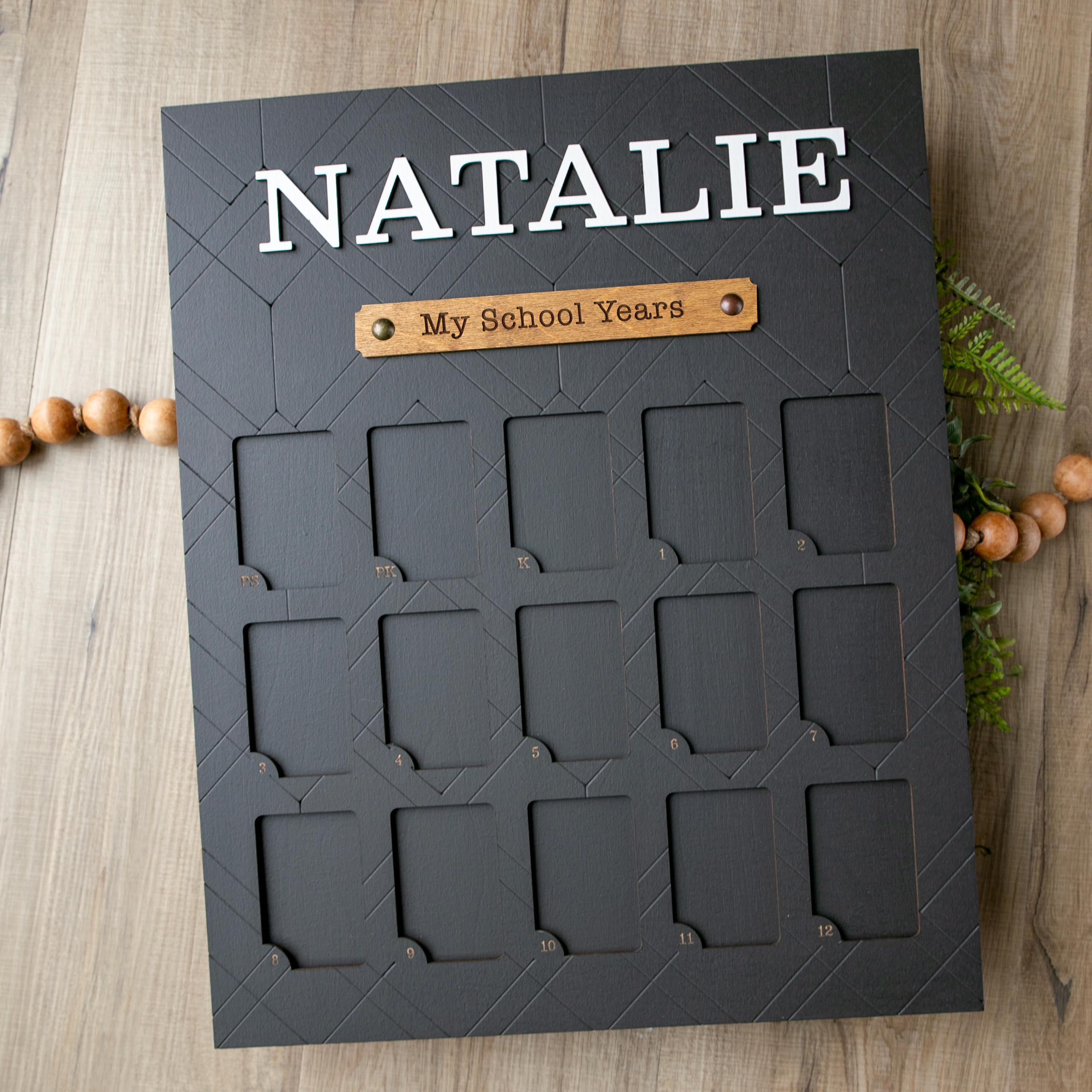 Years Frame School Years Frame for Student Photos From Preschool to Graduation - Etsy