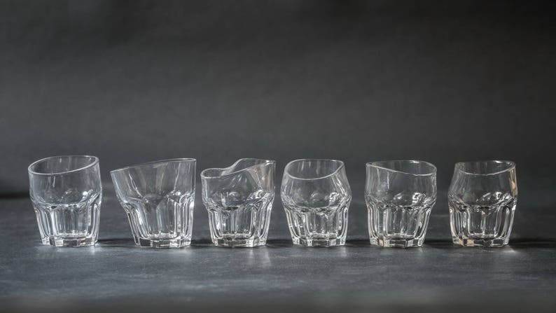 Whiskey Rock Glasses Set Party Tipsy Glass Design Barware - Etsy