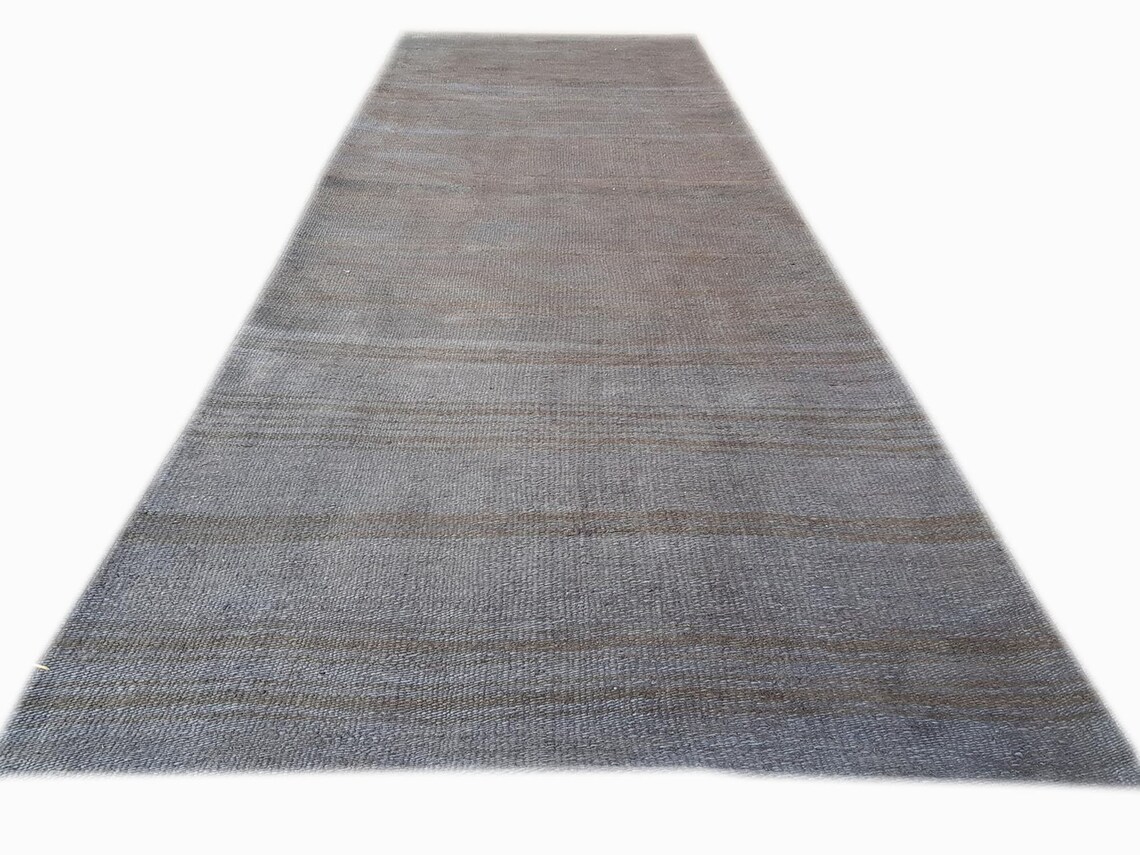 Kitchen Rug Black Hemp Rug 3x8 Runner Turkish Rugs Kelim Etsy