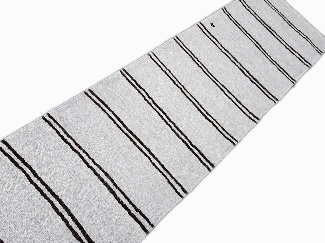 2x8 Vintage Runner White Hemp Rug 2x8 Runner Hallway Runner Etsy