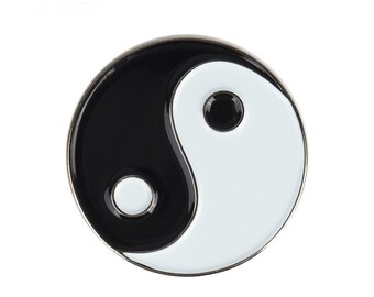 Pinback Buttons Badges Pins Spiritual Symbol of Duality Lapel Pin Brooch Clip Trendy Accessory Jacket T-Shirt Bag Hat Shoe