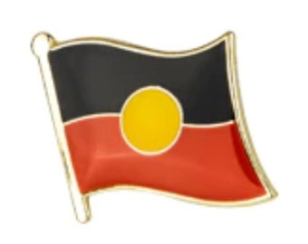 ABORIGINAL FLAG Enamel Pin Badge Lapel Brooch Fashion Gift Jewellery PN160