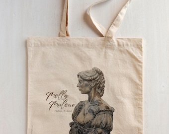 TRAUM.linokekena◆リネン100%(両面)toteーFlower☆ Foxglove and Bee Botanical Art Tote Bag | 100% Cotton Shopper Bag