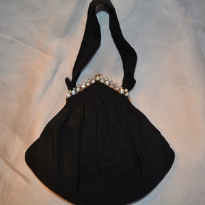 Guild Creations Black Vintage Evening Bag image 1
