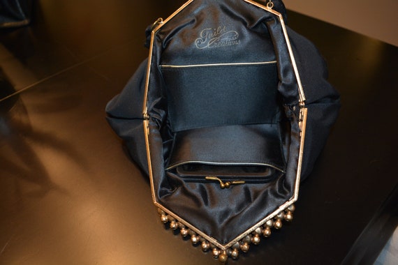 Guild Creations Black Vintage Evening Bag - image 6