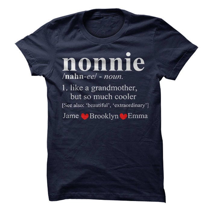 Nonnie t shirt nonnie shirt nonnie shirts nonnie gift | Etsy