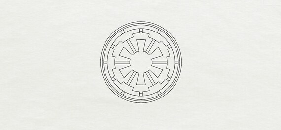 Cookie Cutter Logo Star Wars Empire Etsy
