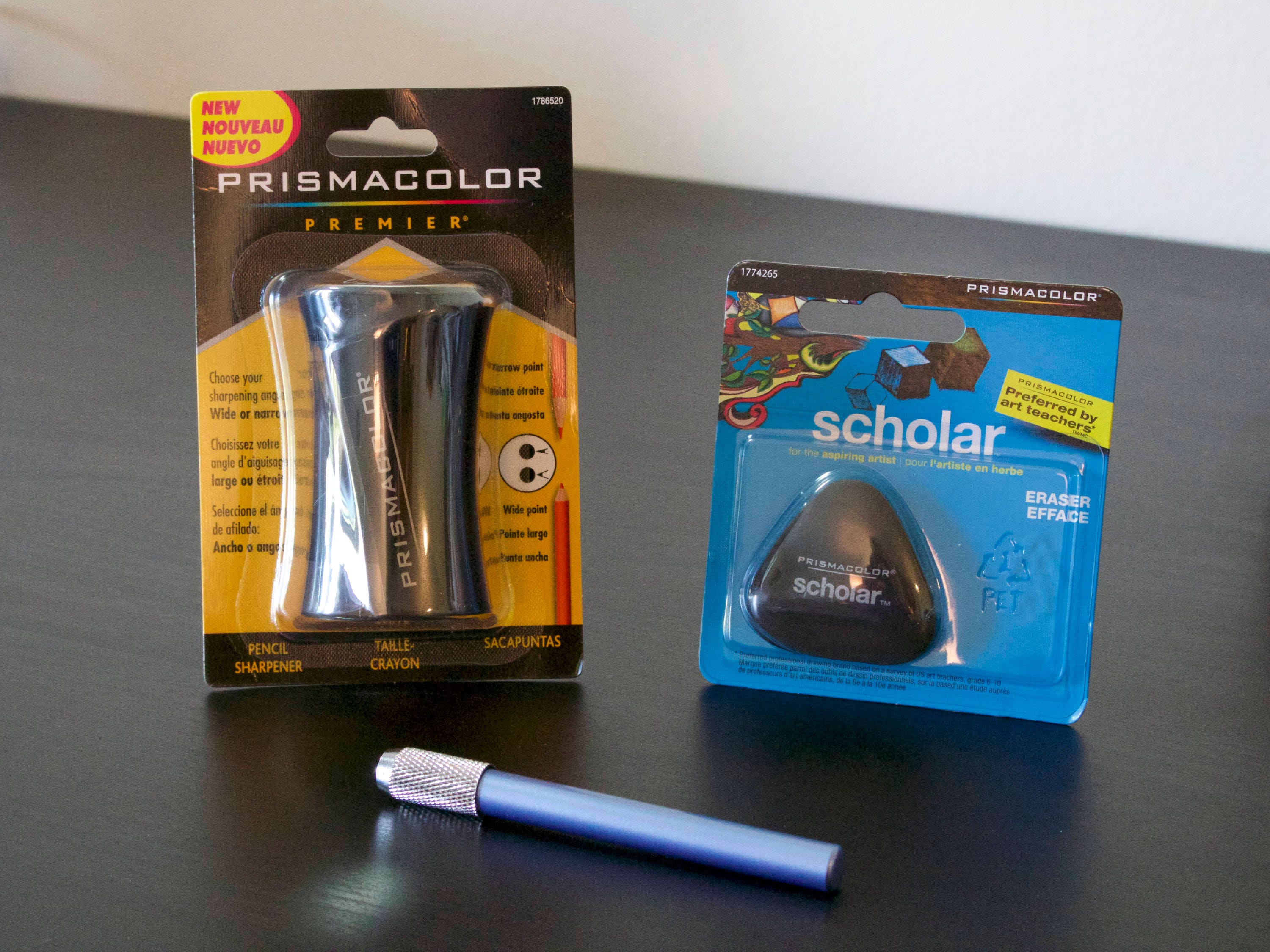 Prismacolor Premier Pencil Sharpener, Black. Two Different Blades, Both  Made From High-quality Sharpened Steel. Art Supplies