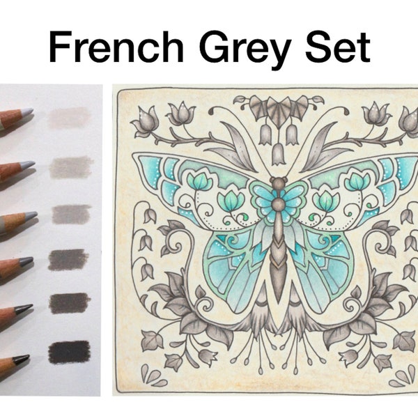 Prismacolor Premier Soft Core Colored Pencil - French Grey Set