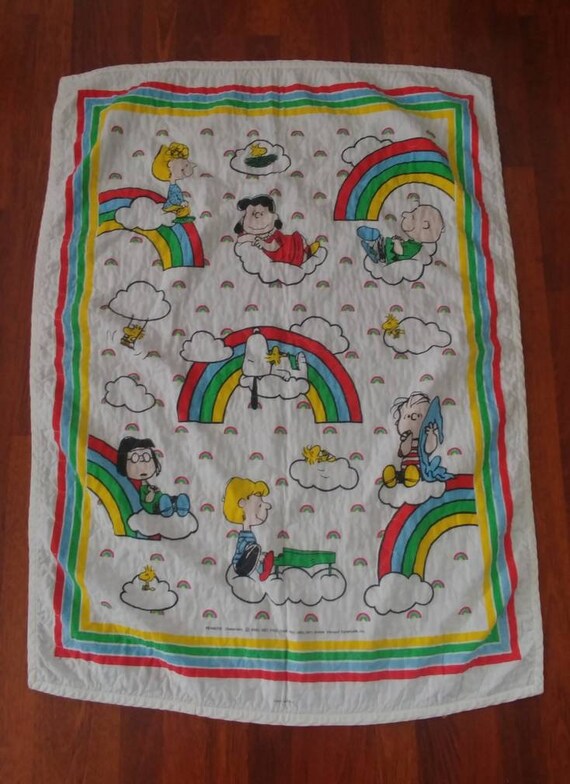 snoopy baby blanket