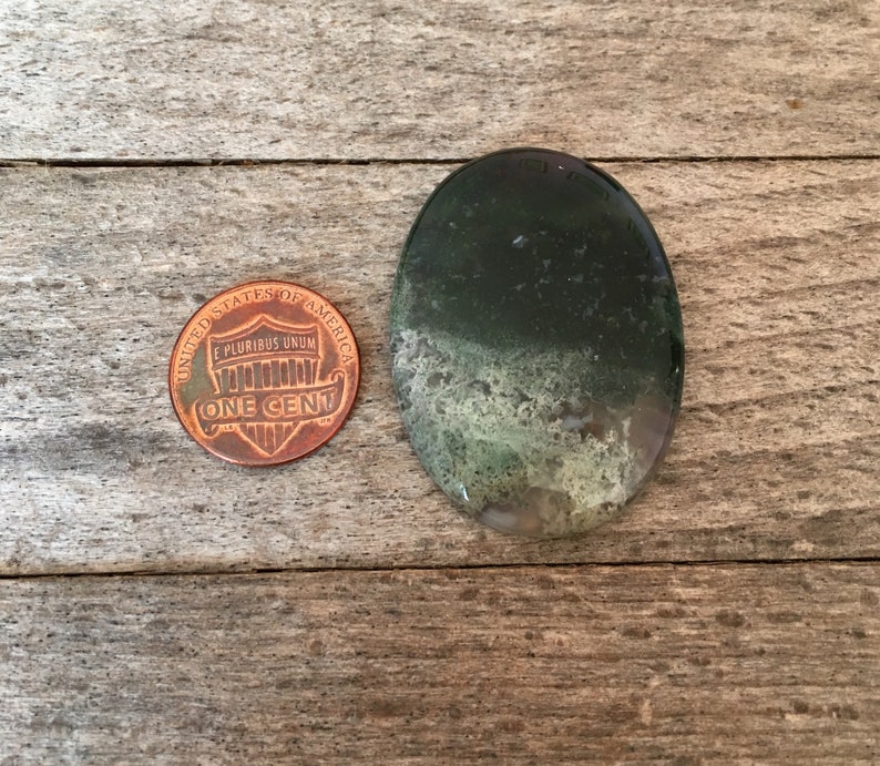 Moss Agate Cabochon
