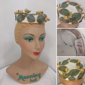 1950s Berry Pill box hatb