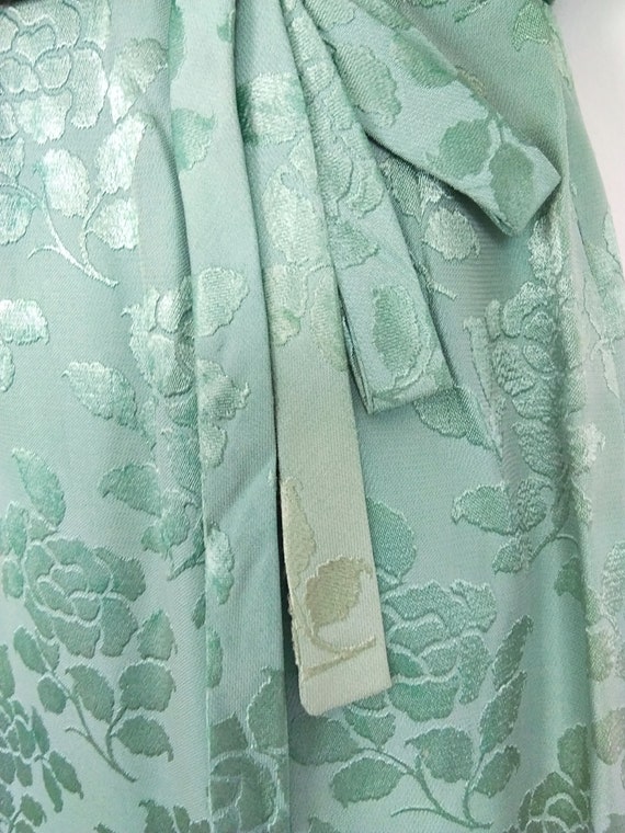 1950s green two tone dress - image 2