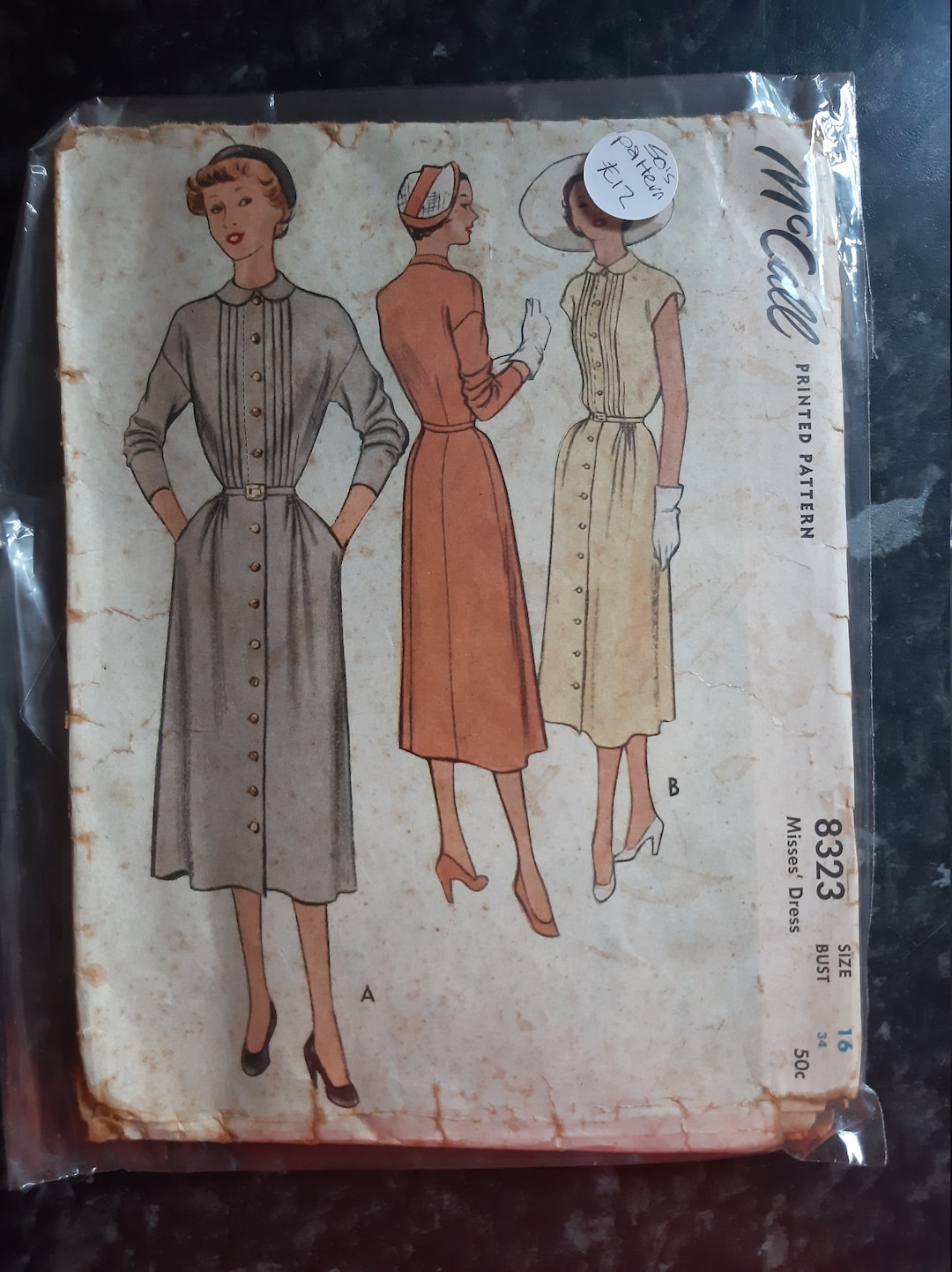 1950s Paper Patterns - Etsy