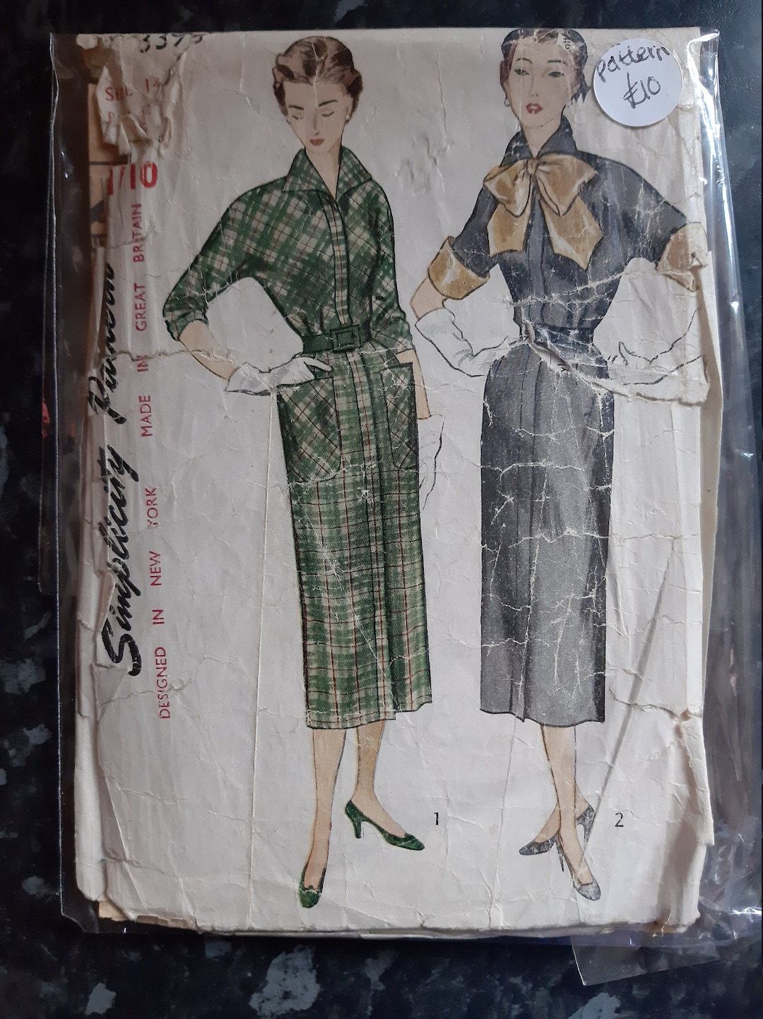 1950s Paper Pattern - Etsy