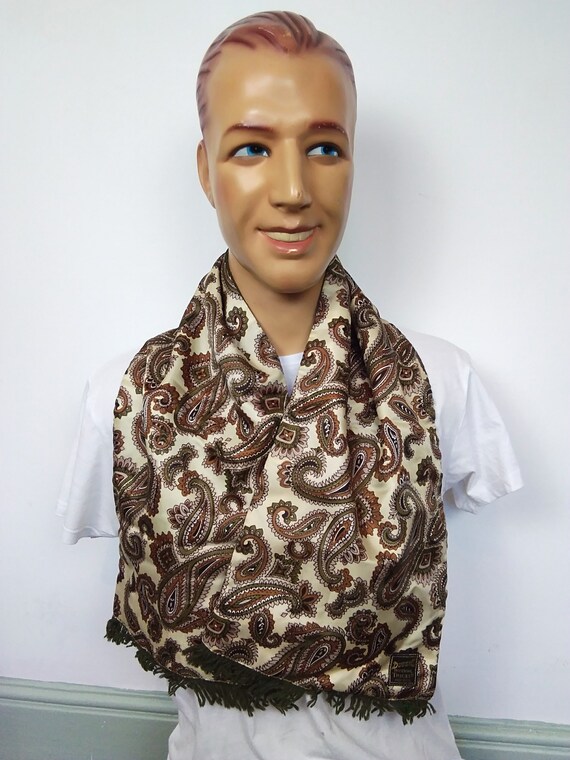 1940s/50s vintage paisley scarf
