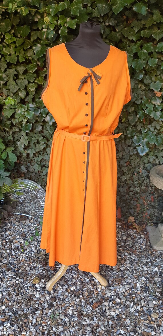 1959s Volup orange dress