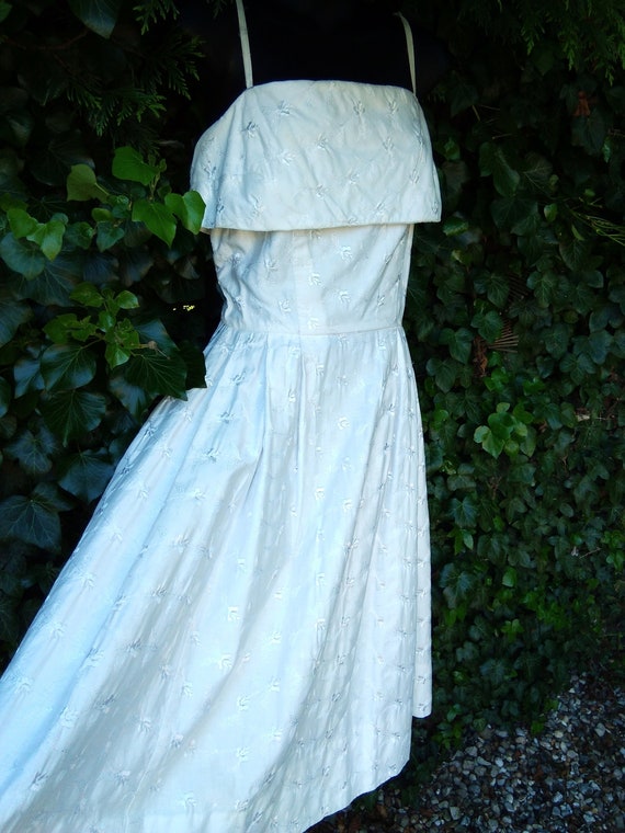 1950s white  sun dress - image 2