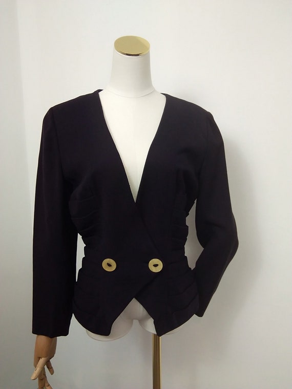 1940s Lilli Ann crepe jacket