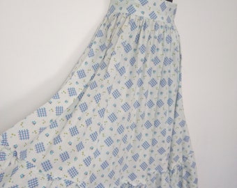 1940s frill peasant skirt