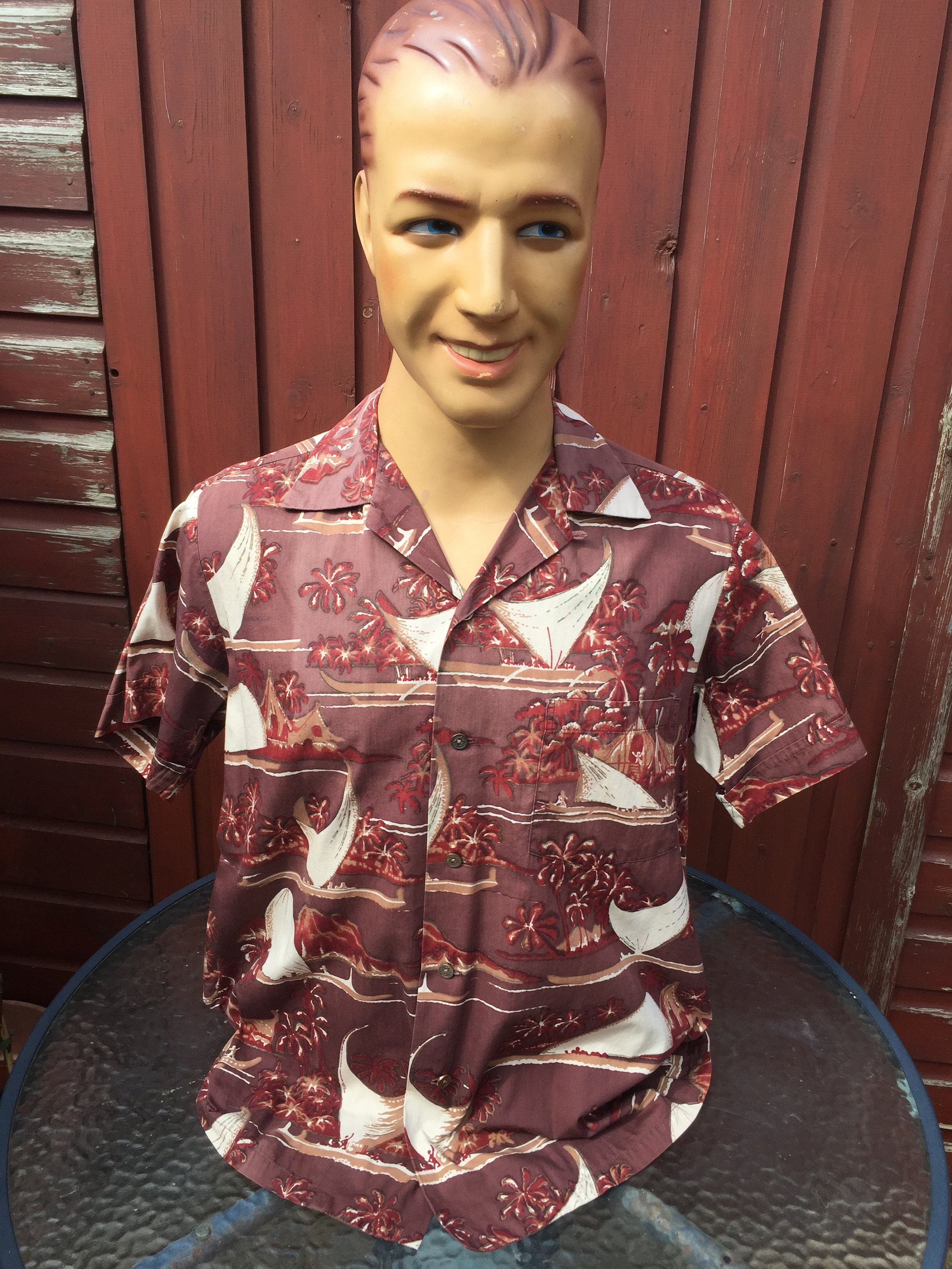 Image of Vintage Hawaiian Shirt By Alfred Shaheen