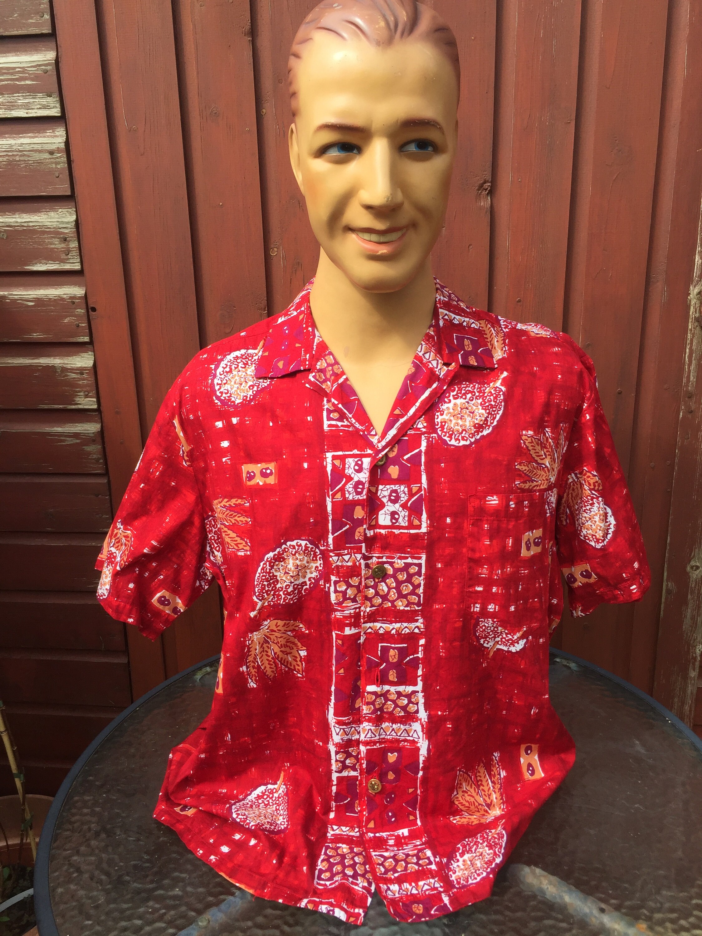 Image of xl Vintage Hawaiian Shirt By Duke
