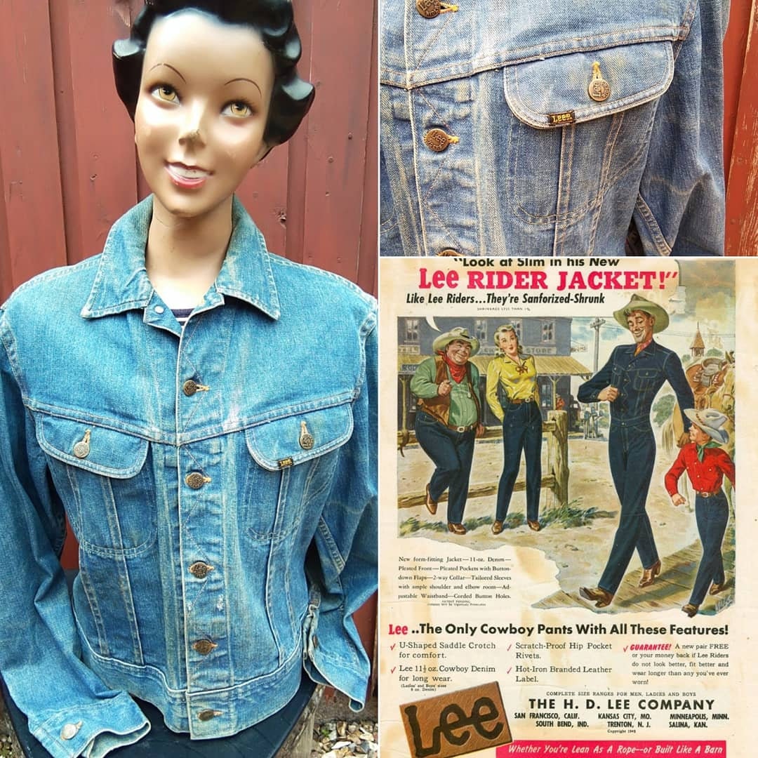 Vintage Lee Denim Jacket - Etsy Hong Kong