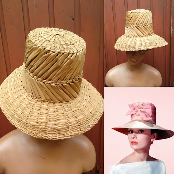 1950s flowerpot sunhat
