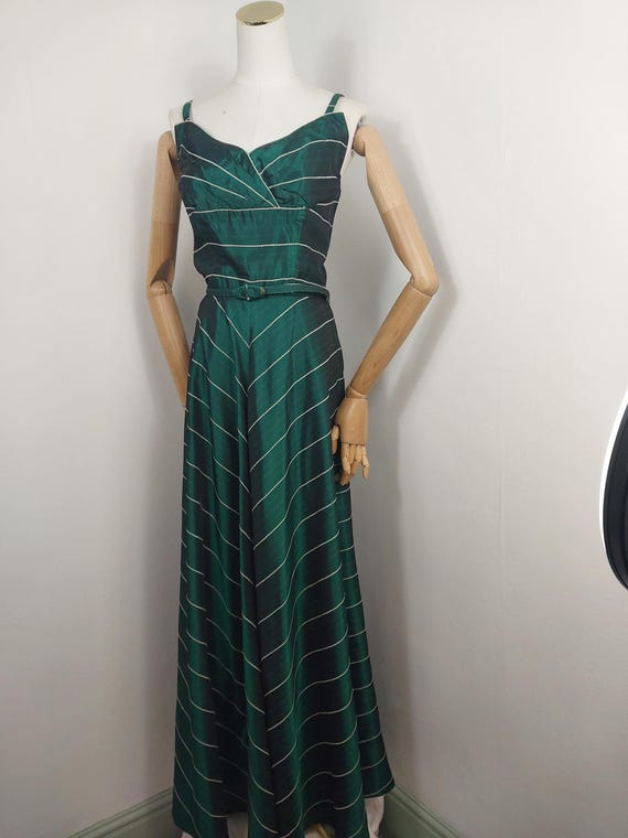 black and green chevron dress Arista Chevron Halter Maxi Dress - XL Size - Women's Dresses main image 0
