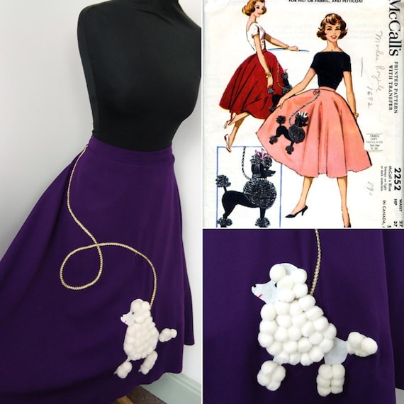 1950s Poodle novelty skirt
