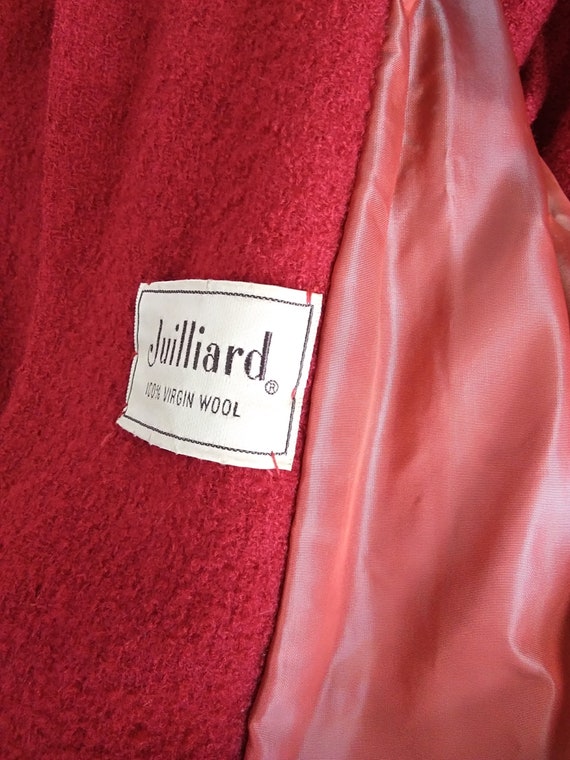 1940s rose red swing coat - image 7