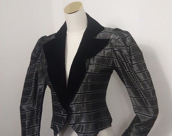 New look 40s/50s silver and black jacket