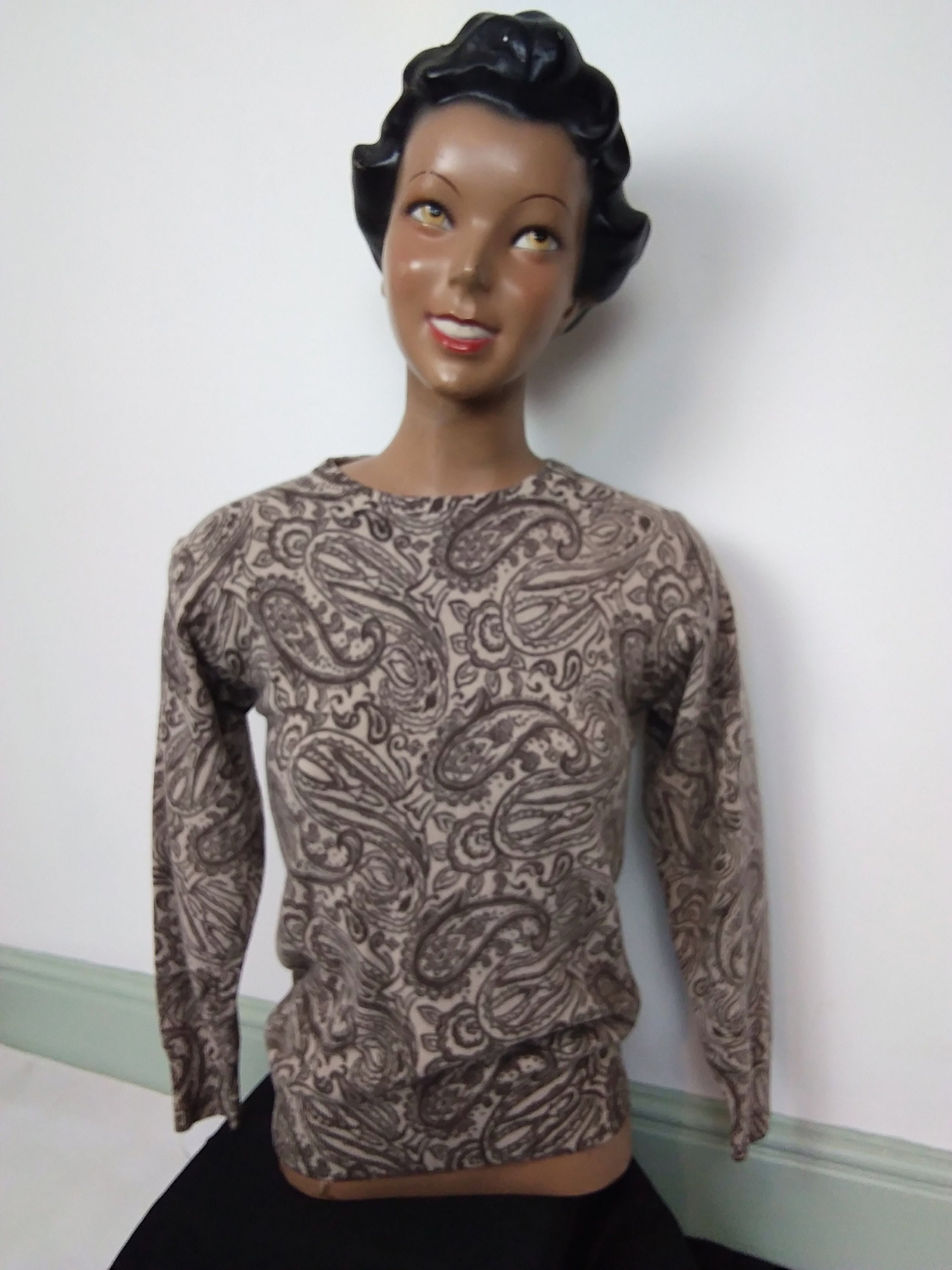 Image of S Paisley Print Jumper
