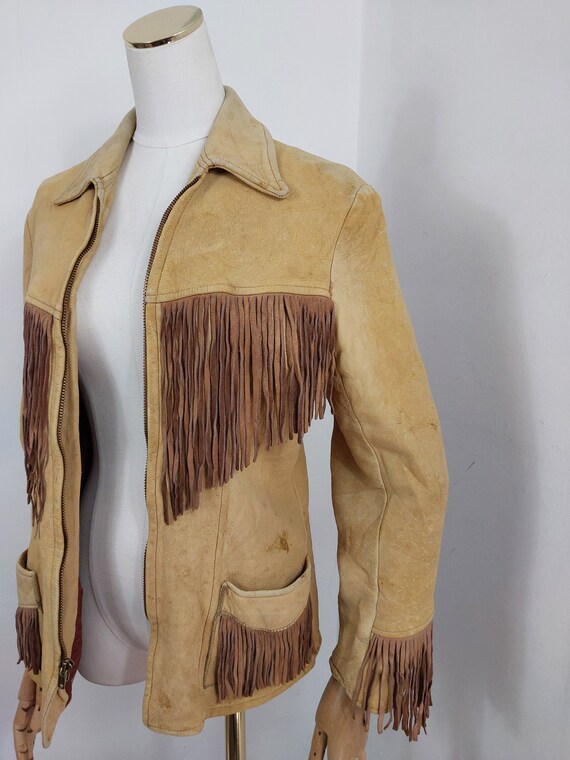 1940s Western fringe jacket - image 5