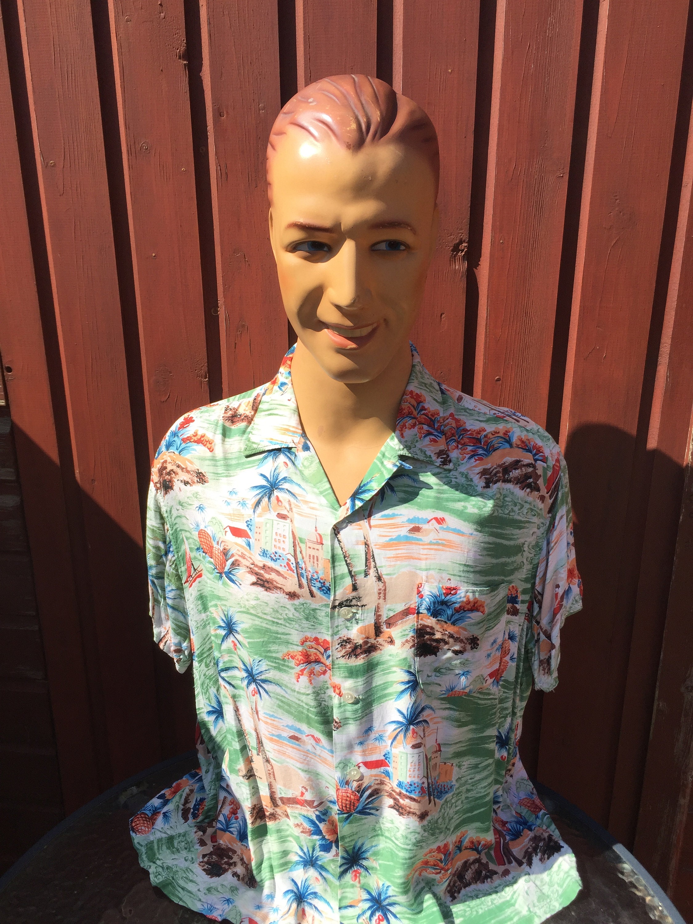 Image of xl Vintage Hawaiian Shirt By Riviera